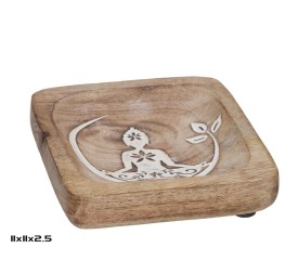 PLATO CUADRADO BUDA 11X11CM