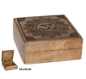 CAJA MADERA OM 14X14X7CM