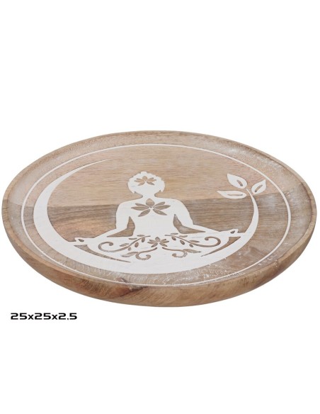 PLATO REDONDO BUDA 25CM