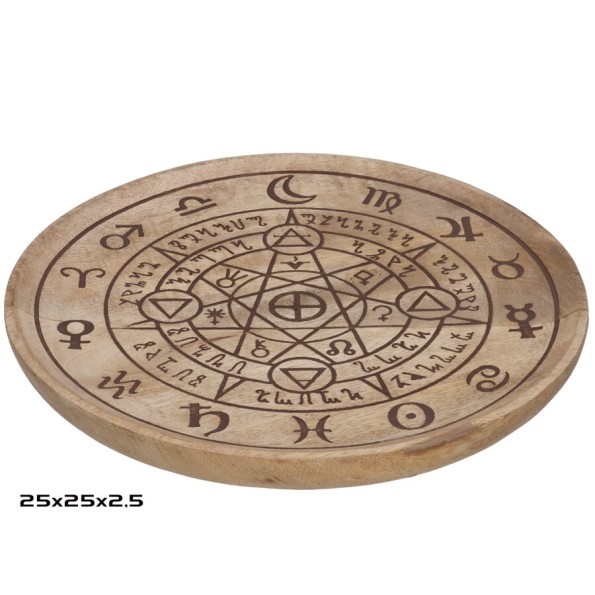 PLATO REDONDO ZODIAC 25CM