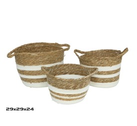 SET 3 CESTAS CON ASAS CALI 29X29X24CM