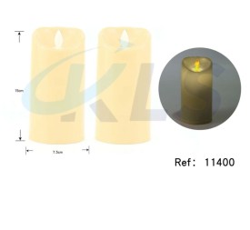 VELAS DECORATIVAS  EFECTO MOVIMIENTO 7,5*15CM.