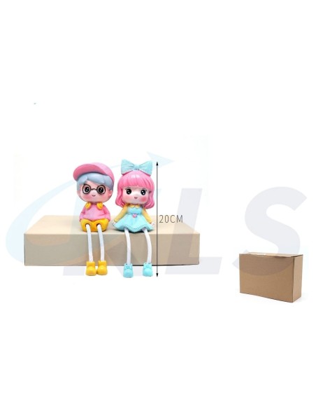 FIGURA DECORACION PAREJA MODERNA 20CM
