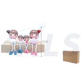 FIGURA DECARACION FAMILIA LOVE 15CM