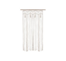 DECORACION COLGANTE MADERA POLIESTER 110X5X180