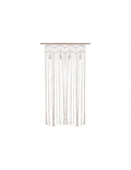 DECORACION COLGANTE MADERA POLIESTER 110X5X180