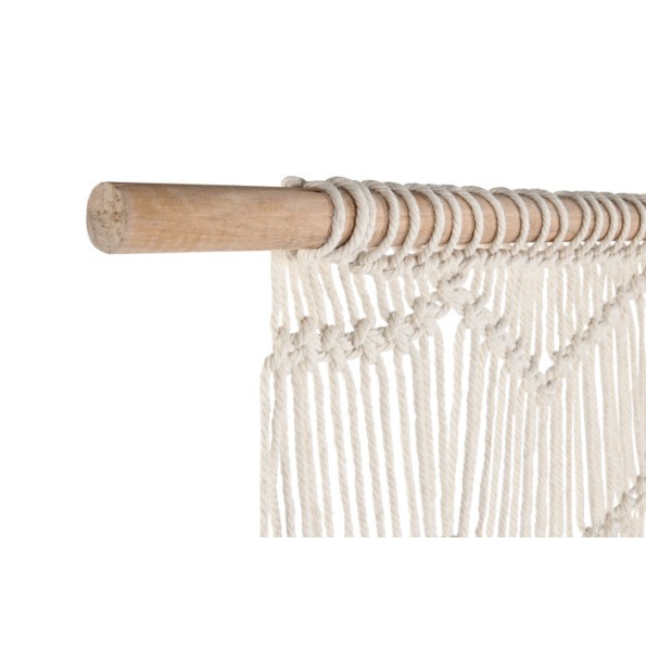 DECORACION COLGANTE MADERA POLIESTER 110X5X180