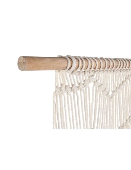 DECORACION COLGANTE MADERA POLIESTER 110X5X180