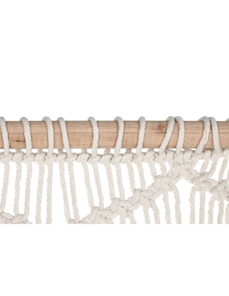 DECORACION COLGANTE MADERA POLIESTER 110X5X180