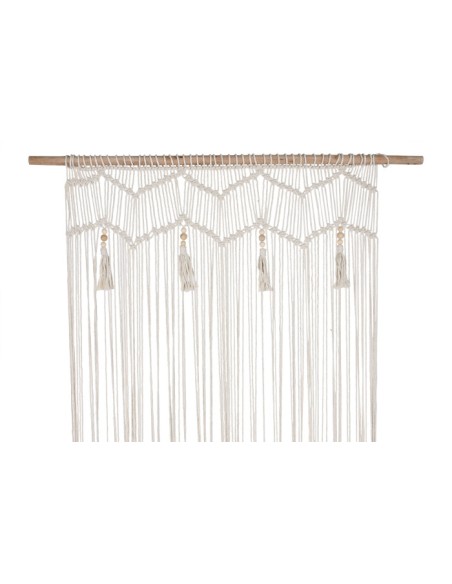 DECORACION COLGANTE MADERA POLIESTER 110X5X180