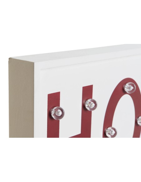 DECORACION PARED MADERA 48X4X22 LEDS 2 SURT.