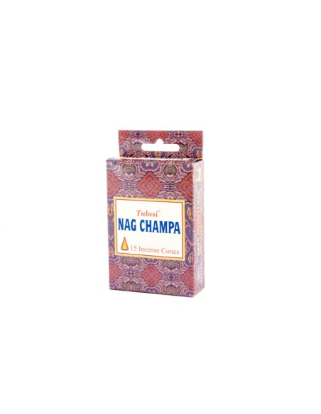 INCIENSO CONO SET 15 AROMA 7X2X13 NAG CHAMPA