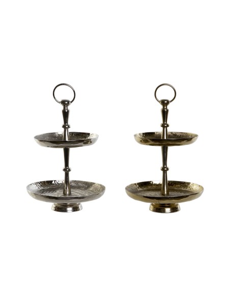 FRUTERO ALUMINIO 22X22X31 2 PISOS RASPADO 2 SURT.