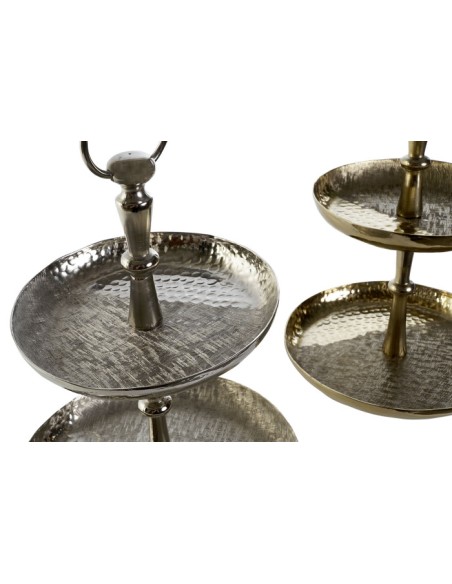 FRUTERO ALUMINIO 22X22X31 2 PISOS RASPADO 2 SURT.