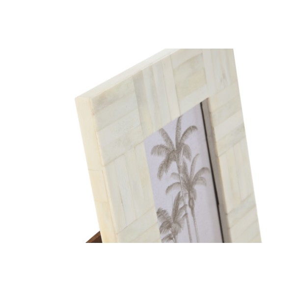 MARCO FOTO 10X15 MANGO HUESO 16,5X1,8X21,5 RAYAS