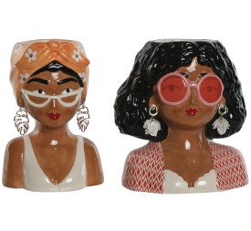 MACETERO DOLOMITE 16X13X24 CHICA GAFAS 2 SURT.