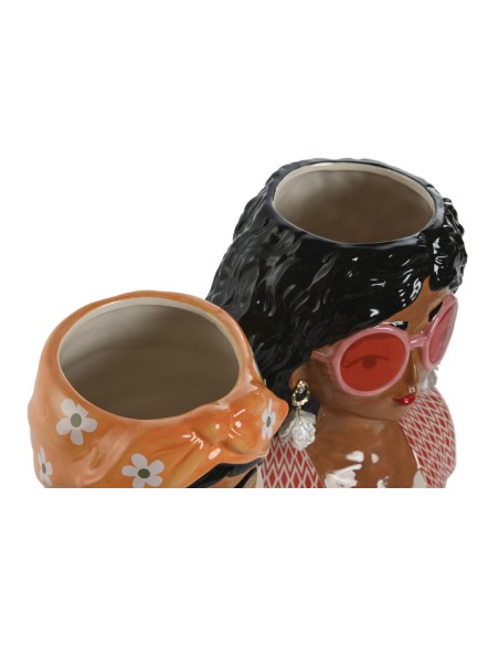 MACETERO DOLOMITE 16X13X24 CHICA GAFAS 2 SURT.