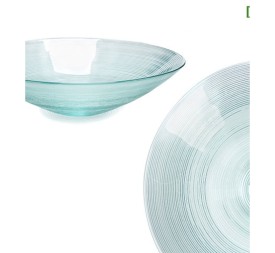 BOL 39CM RAYAS VIDRIO RECICLADO