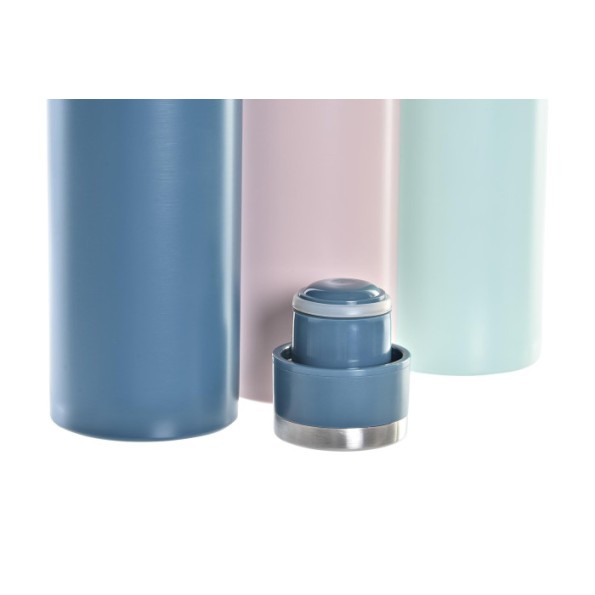 TERMO INOX 9X6,5X26 500ML, DOBLE PARED 3 SURT.