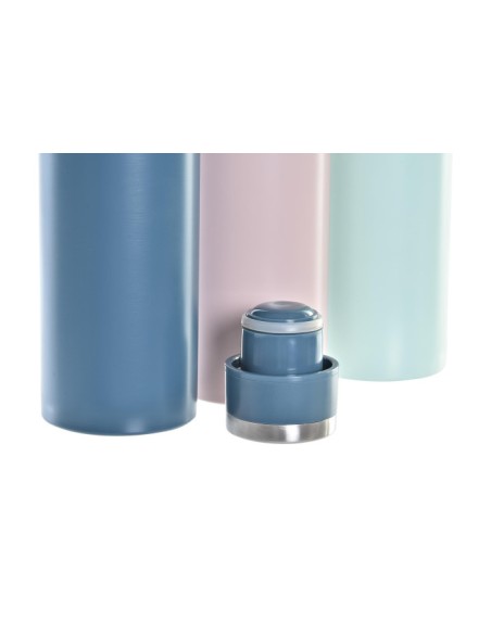 TERMO INOX 9X6,5X26 500ML, DOBLE PARED 3 SURT.