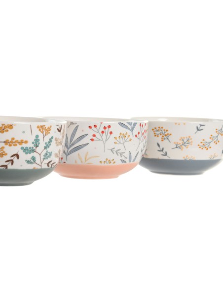 BOL PORCELANA 13X13X7 FLORAL 3 SURT.