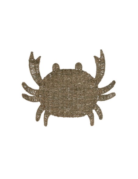 INDIVIDUAL SEAGRASS 60X50X1 CANGREJO NATURAL