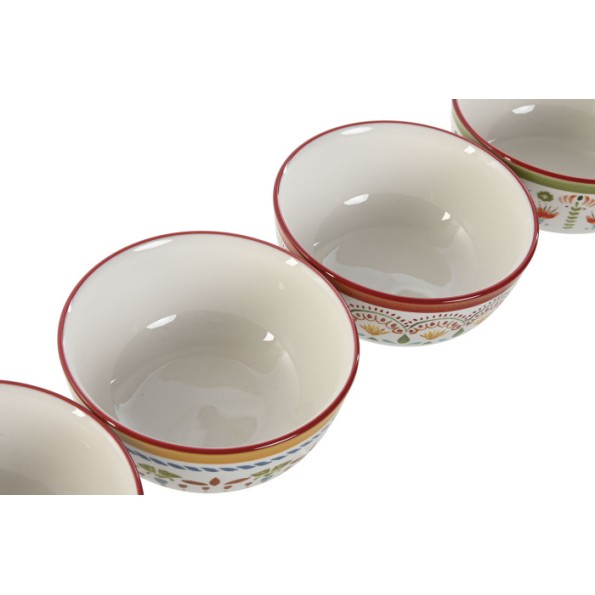 BOL PORCELANA 14X14X6,3 MANDALA 4 SURT.