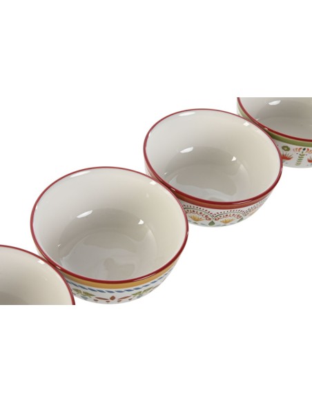 BOL PORCELANA 14X14X6,3 MANDALA 4 SURT.