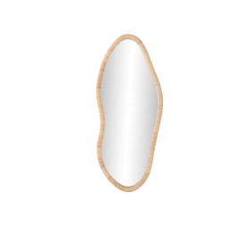 ESPEJO RATAN CRISTAL 53X4X125 NATURAL