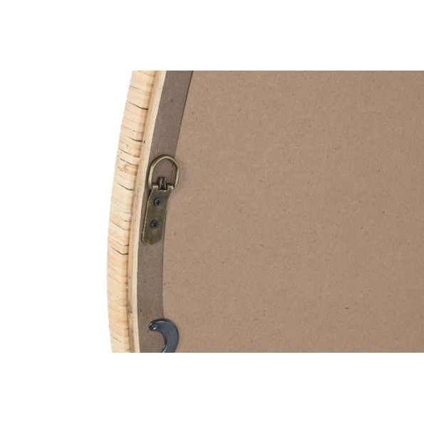 ESPEJO RATAN CRISTAL 53X4X125 NATURAL