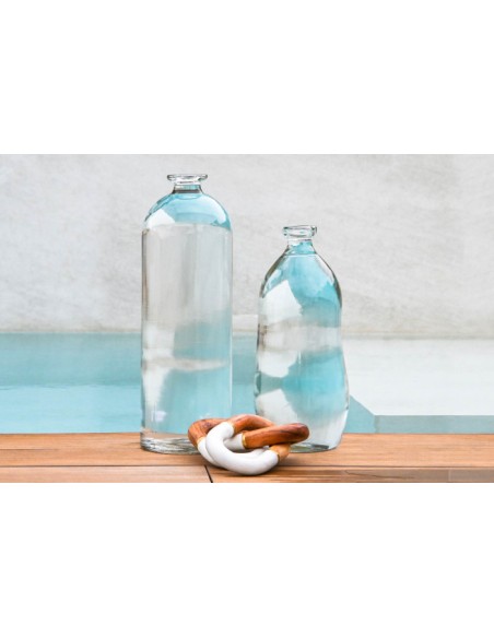 JARRON CRISTAL RECICLADO 14X14X43 5,5 L,