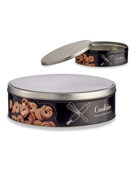 CAJA GALLETAS REDONDA 22,5X6,5