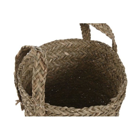 CESTA SET 2 SEAGRASS 40X40X45 NATURAL