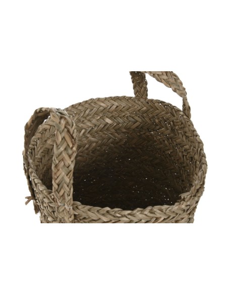 CESTA SET 2 SEAGRASS 40X40X45 NATURAL