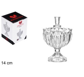 BOMBONERA CRISTAL GEMA 14 CM