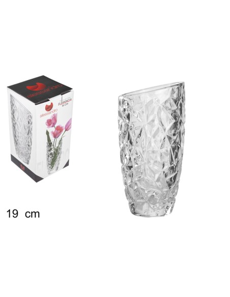 FLORERO CRISTAL FLORENCIA 19CM