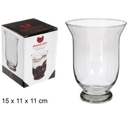 PORTAVELA CRISTAL CAMPANA 15 CM