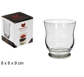 PORTAVELA CRISTAL CAMPANA 8X8X9CM