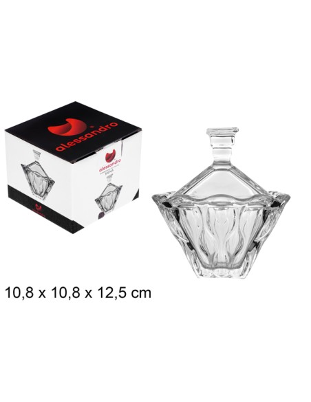 BOMBONERA CRISTAL SIENA 10,8X12,5