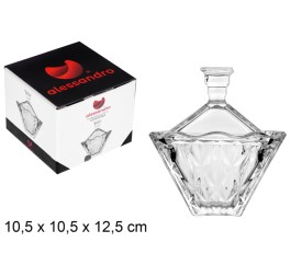 BOMBONERA CRISTAL CERDENA 10,5X12,5CM