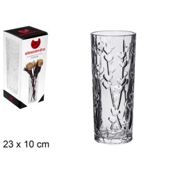 FLORERO CRISTAL JAPAN 23X10 CM