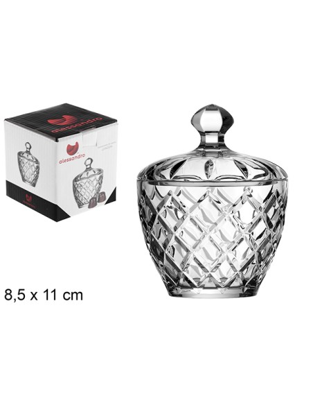 BOMBONERA CRISTAL LONDON 8,5X11CM