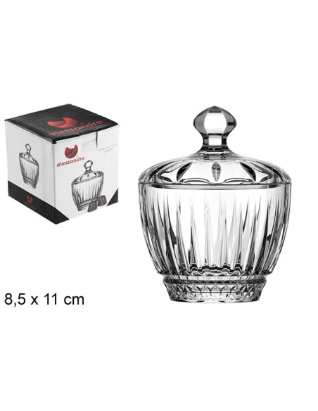 BOMBONERA CRISTAL DUBLIN 8,5X11CM