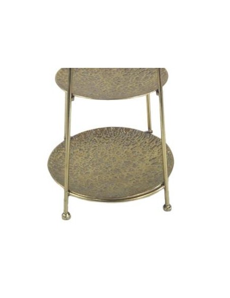 FRUTERO METAL 39X35X83,5 3 EST. EXPOSITOR DORADO