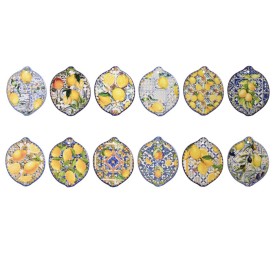 POSAVASOS DOLOMITE 11X9X0,7 LIMONES 12 SURT.