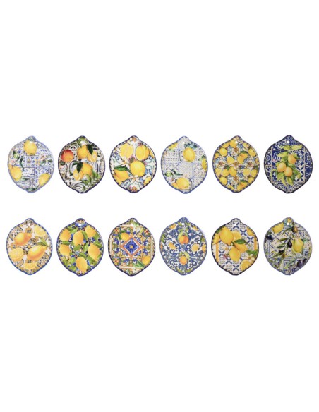 POSAVASOS DOLOMITE 11X9X0,7 LIMONES 12 SURT.