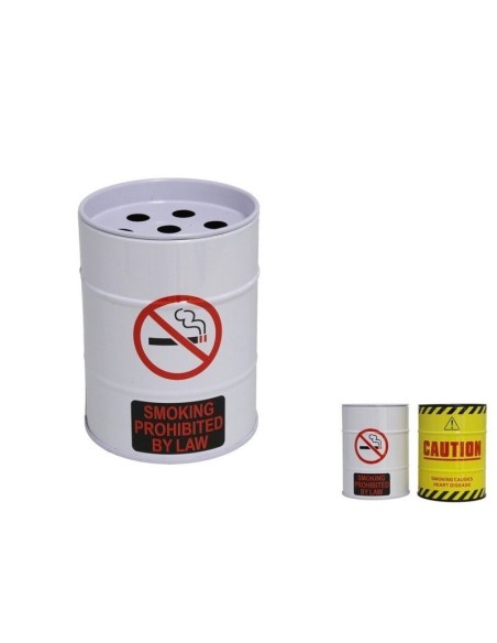 CENICERO METAL 7.5x10 CM BARRIL - 2 SURT