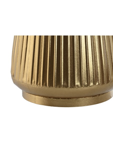 JARRON METAL 29X29X57,5 DORADO