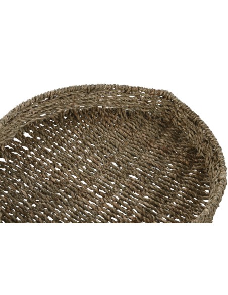 BANDEJA SET 2 SEAGRASS METAL 49X33X6 PEZ NATURAL BANDEJA SET 2 SEAGRASS METAL 49X33X6 PEZ NATURAL