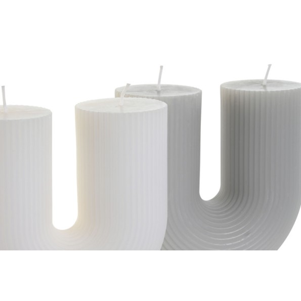 VELA CERA 11X5X11 405 GR, 2 SURT.